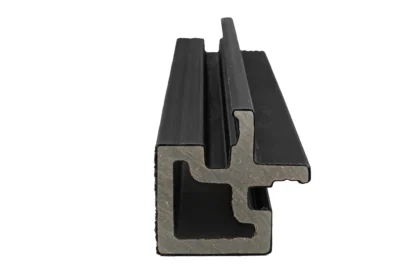PuraTech composiet hoekprofiel, Ebony Black, 6.7 x 6.7 x 290 cm
