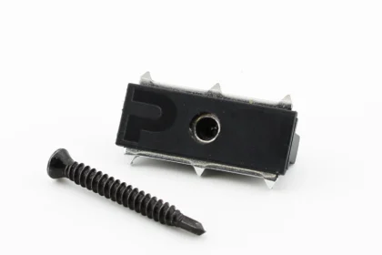 PuraFix vlonderplank clip RVS zwart voor blinde bevestiging - set 200 stuks