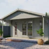 Blokhut - Tuinhuis Emiel | zadeldak | 44 mm | 500 x 500 x 290 cm | vuren - Afbeelding 3