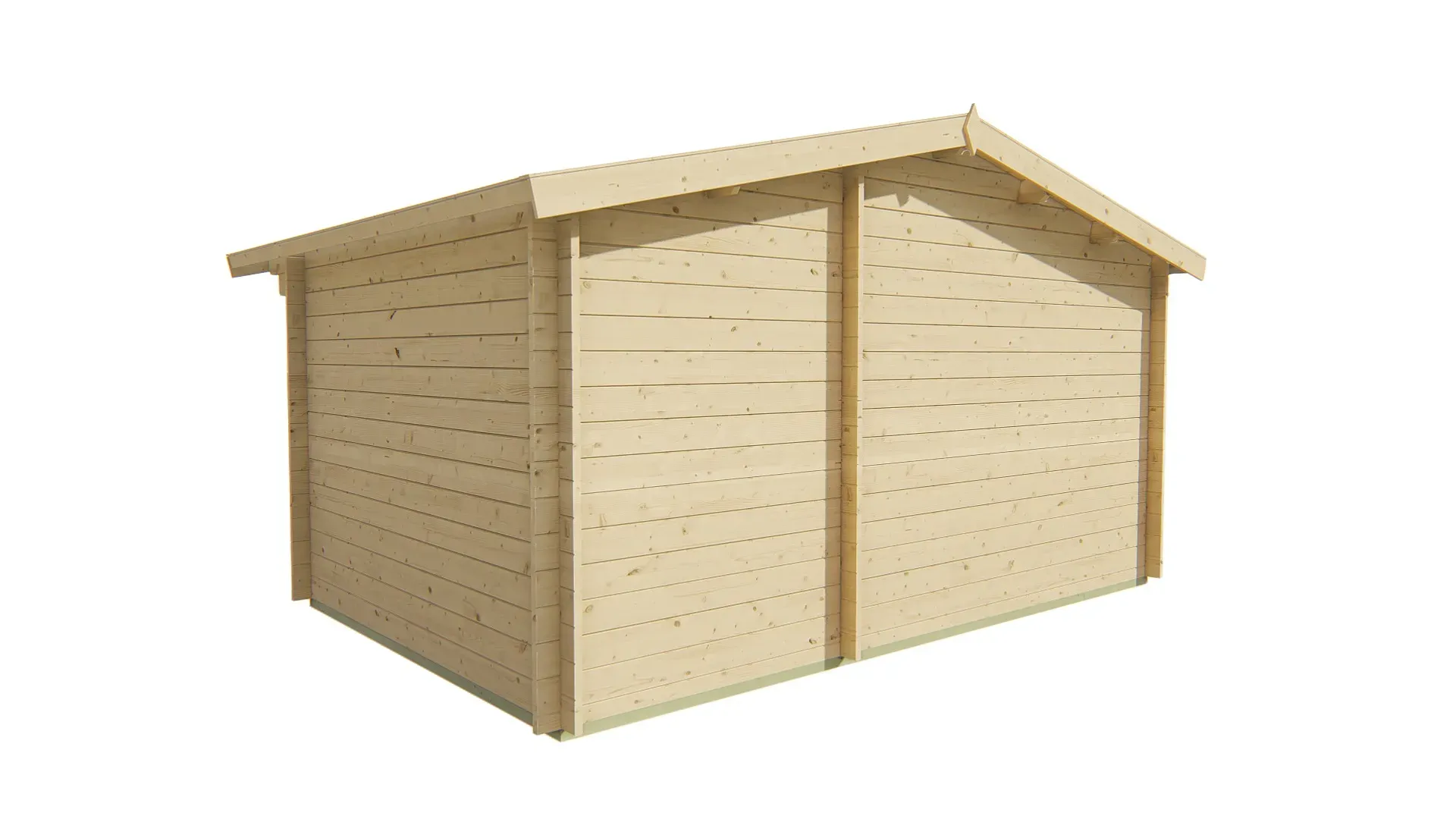 Blokhut - Tuinhuis Fraga | zadeldak | 34 mm | 450 x 300 x 250 cm | vuren - Afbeelding 5