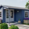 Blokhut - Tuinhuis Johan | zadeldak | 34 mm | 500 x 410 x 264 cm | vuren - Afbeelding 8