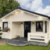 Blokhut - Tuinhuis Kay | zadeldak | 70 mm | 595 x 800 x 310 cm | vuren - Afbeelding 3