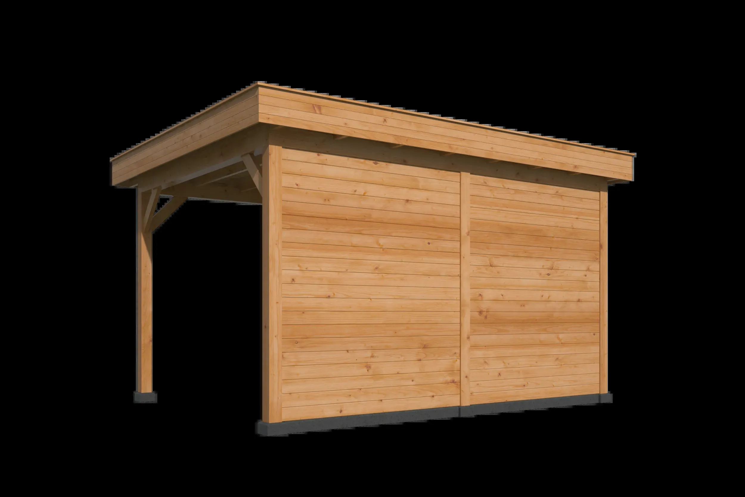 Oslo L type 2 douglas gedroogd potdekselplank 470 x 371 x 272 cm - Afbeelding 3