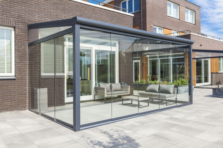 Aluminium terrasoverkapping Montreal | 506 x 300 x 293.7 cm