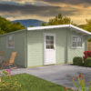 Blokhut - Tuinhuis Cantabria | zadeldak | 44 mm | 595 x 520 x 263 cm | vuren - Afbeelding 4