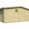 Blokhut - Tuinhuis Cantabria | zadeldak | 44 mm | 595 x 520 x 263 cm | vuren - Afbeelding 6