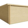 Blokhut - Tuinhuis Gabriella | lessenaarsdak | 58 mm | 595 x 400 x 230 cm | vuren - Afbeelding 4