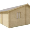 Blokhut - Tuinhuis Javea | zadeldak | 44 mm | 595 x 808 x 317 cm | vuren - Afbeelding 3