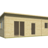 Blokhut - Tuinhuis Las Palmas | lessenaarsdak | 44 mm | 595 x 850 x 290 cm | vuren - Afbeelding 3