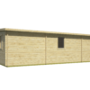 Blokhut - Tuinhuis Las Palmas | lessenaarsdak | 44 mm | 595 x 850 x 290 cm | vuren - Afbeelding 5