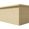 Blokhut - Tuinhuis Sadie | lessenaarsdak | 40 mm | 500 x 300 x 234 cm | vuren - Afbeelding 3