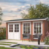 Blokhut - Tuinhuis Shannon | zadeldak | 40 mm | 450 x 250 x 239 cm | vuren - Afbeelding 2