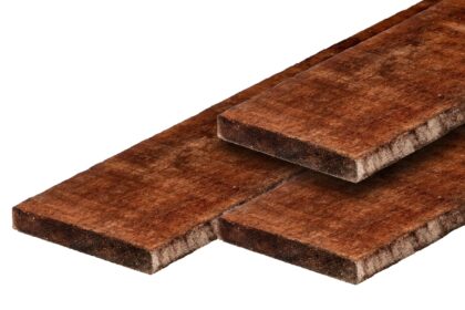 Hardhouten schothout, Angelim Vermelho, fijnbezaagd, 2 x 20 cm